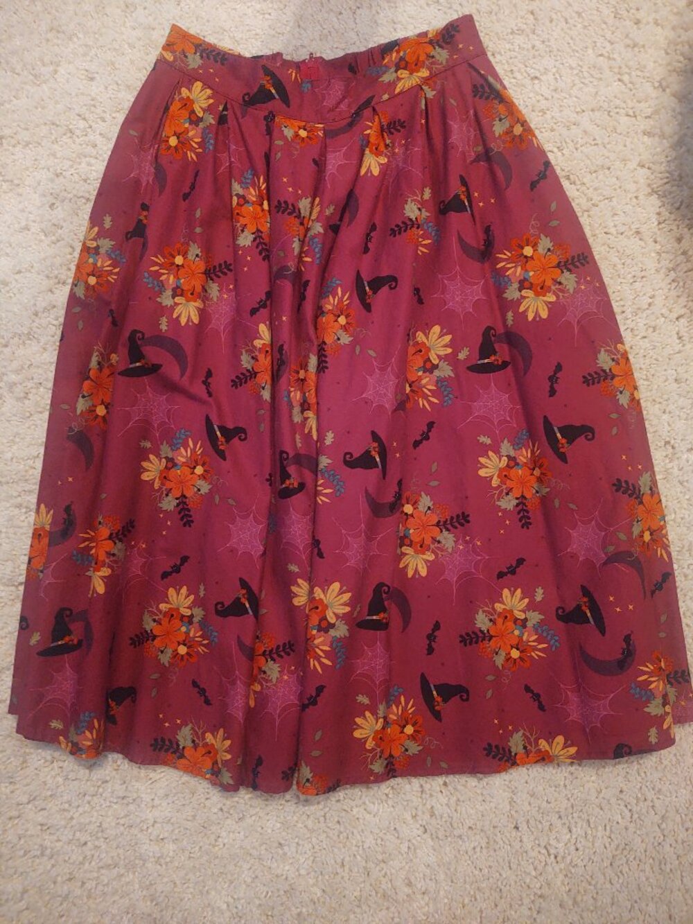 Halloween print skirt